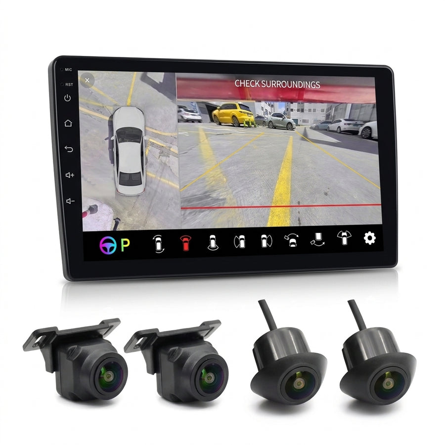 Écran Tactile Android Caméra 360°  4-64 gb