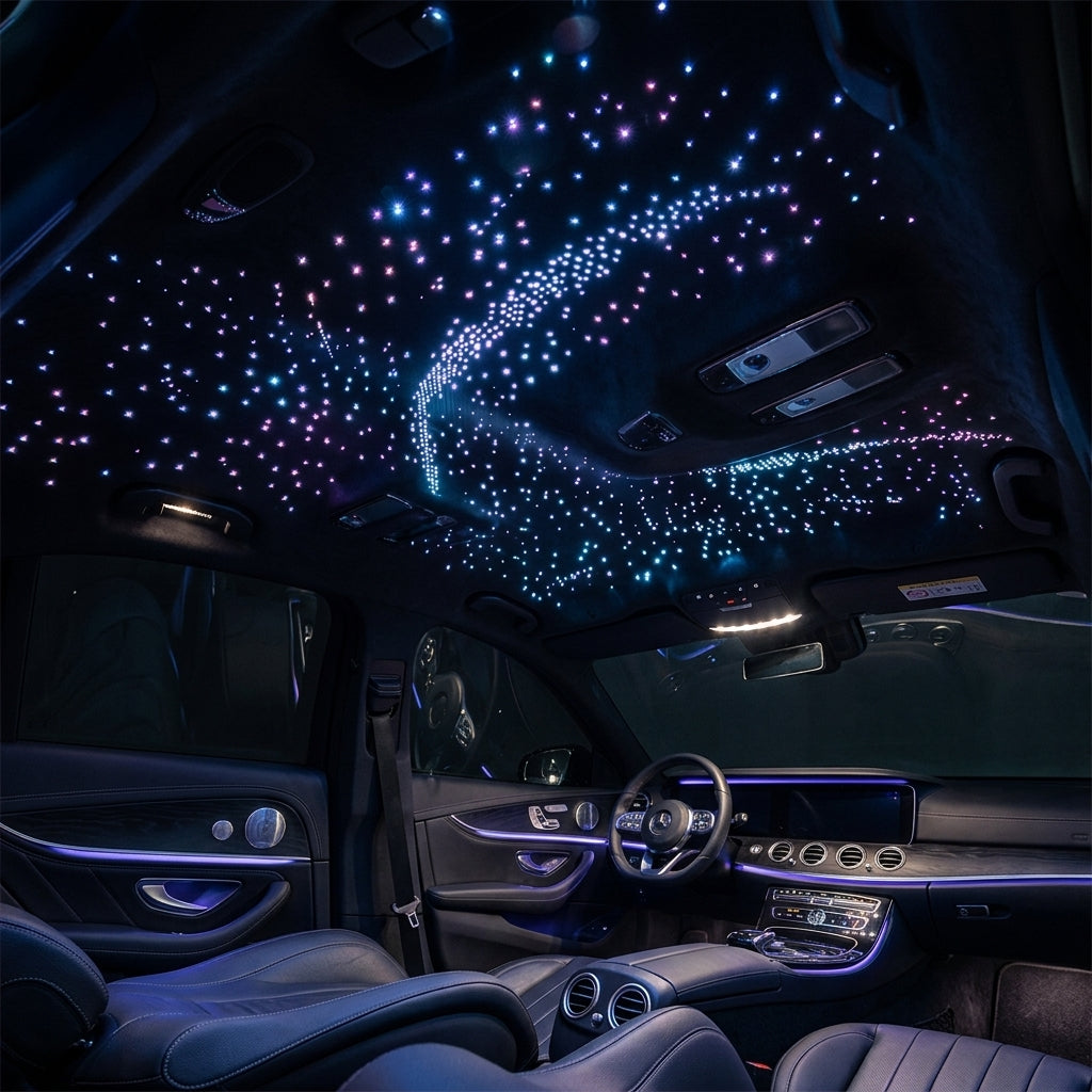 Kit Ciel Étoilé LED RGB pour Plafond de Voiture