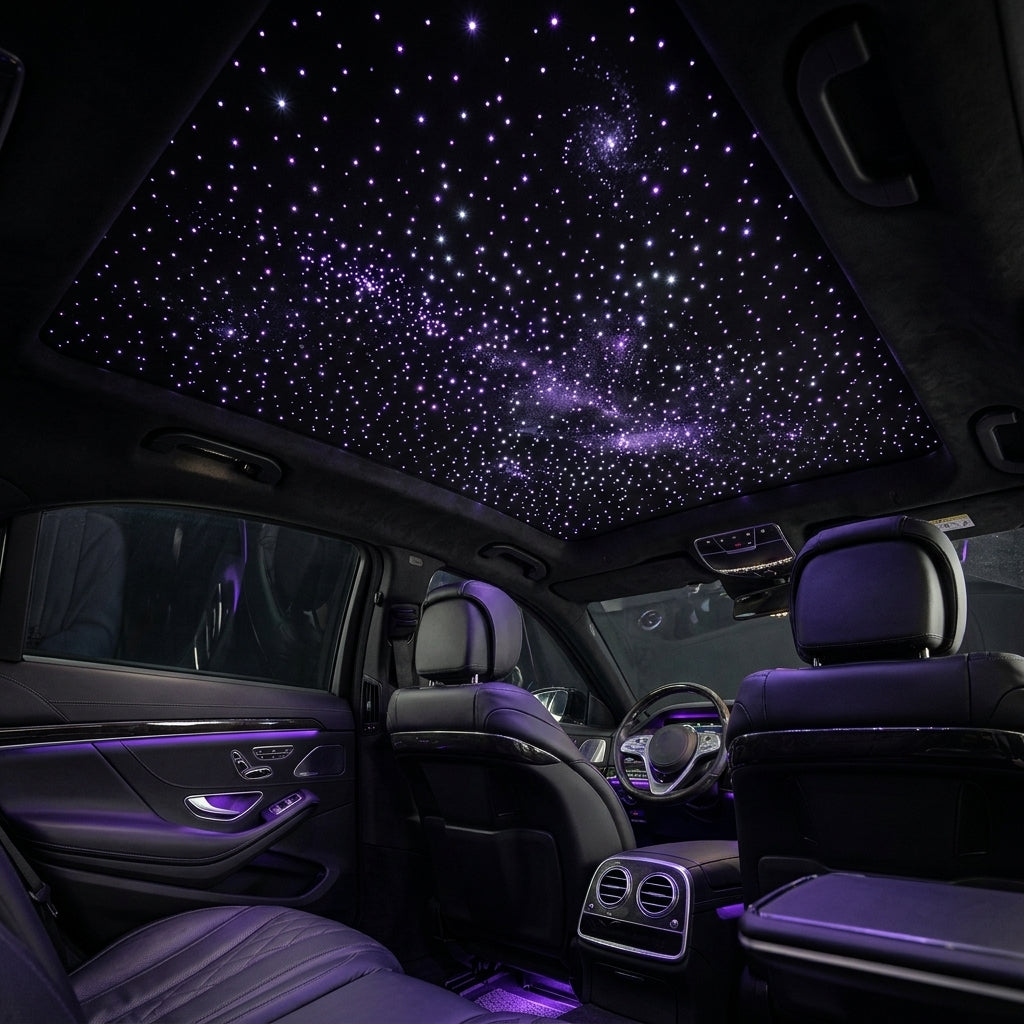 Kit Ciel Étoilé LED RGB pour Plafond de Voiture